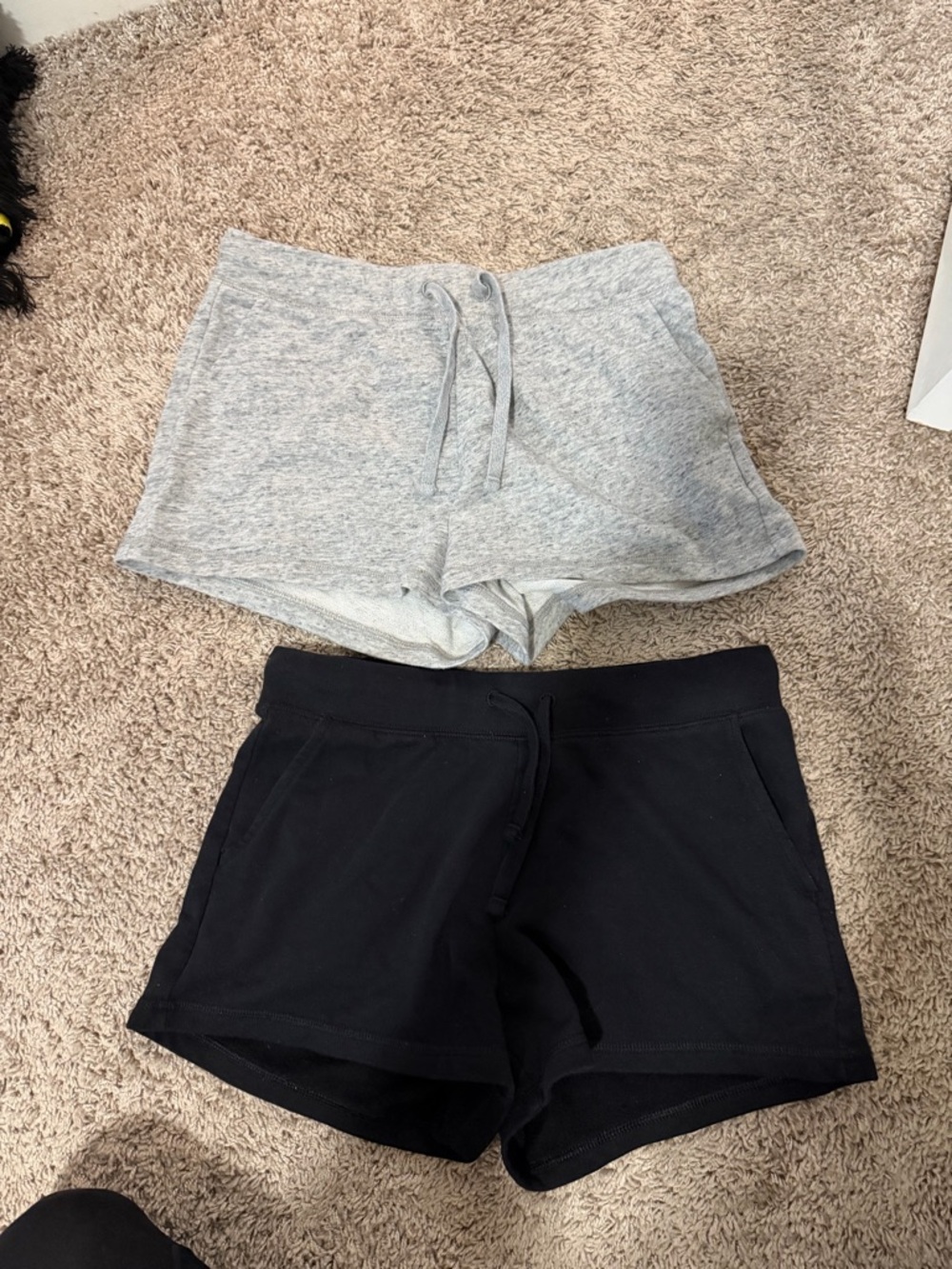 OLD NAVY - Women's Casual Knit Shorts - Gray & Black